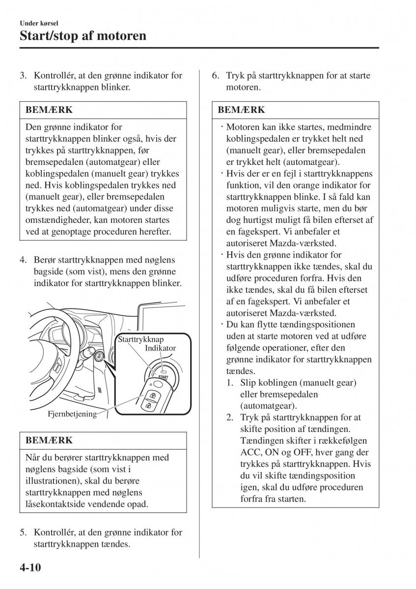 Mazda 2 Demio Bilens instruktionsbog / page 151