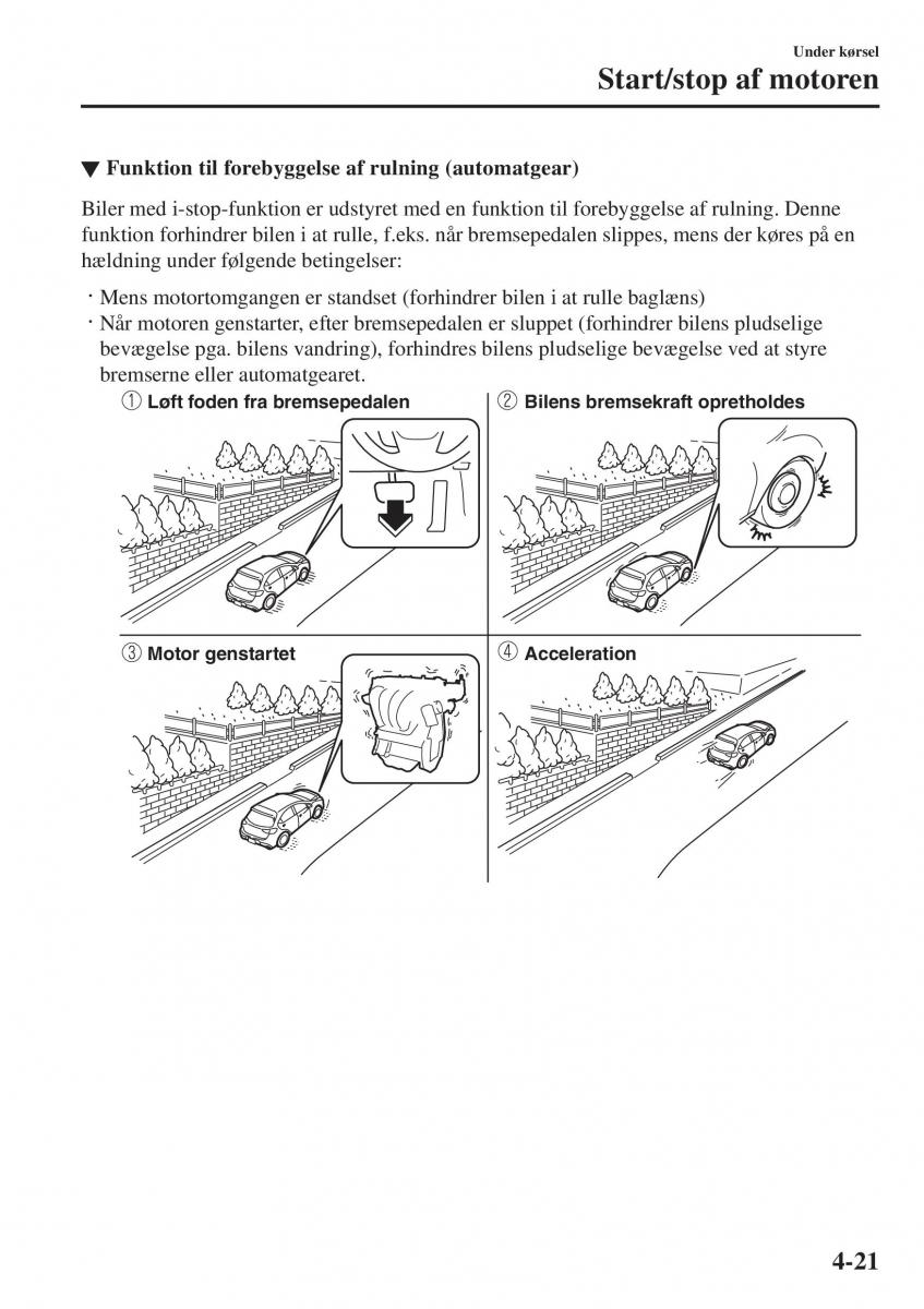 Mazda 2 Demio Bilens instruktionsbog / page 162