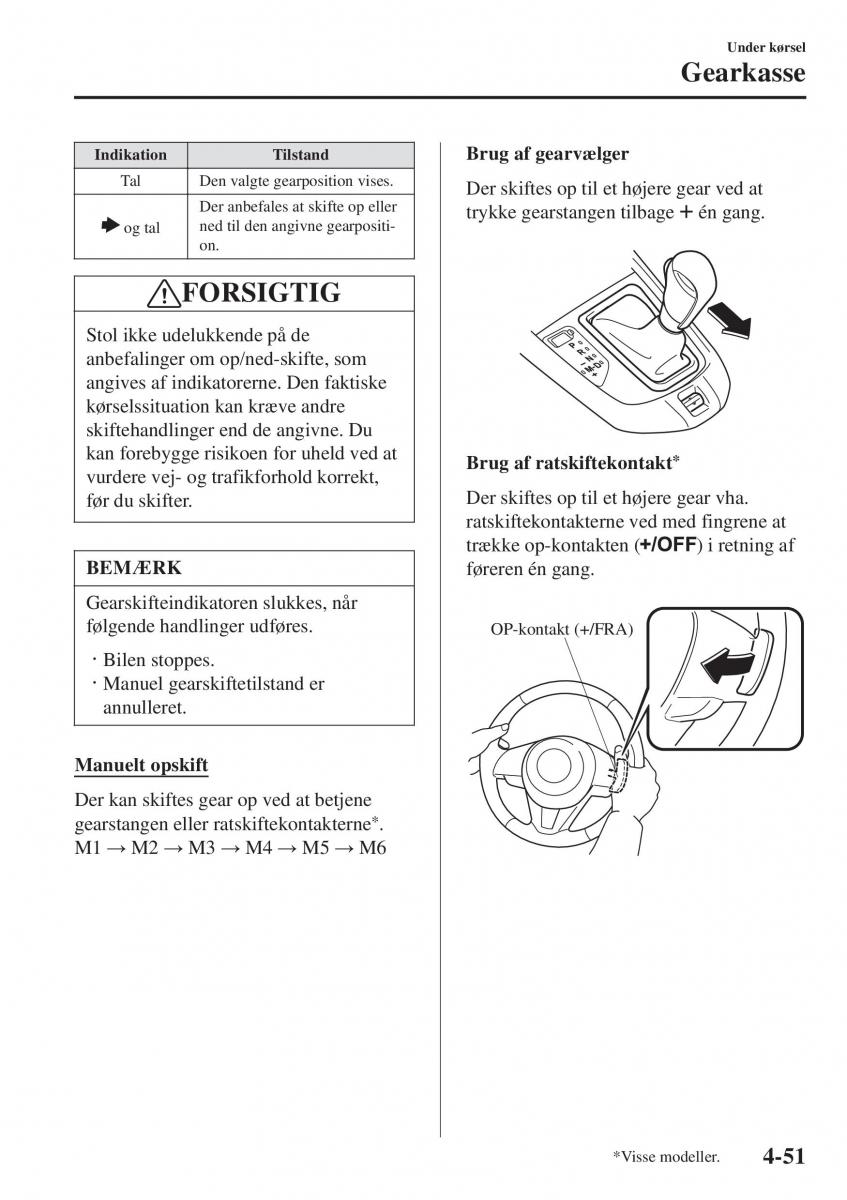 Mazda 2 Demio Bilens instruktionsbog / page 192