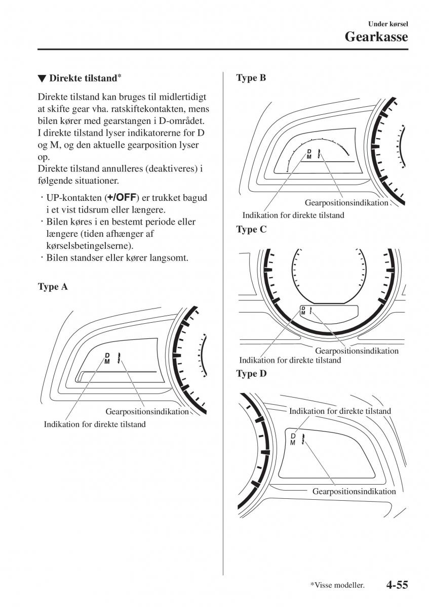 Mazda 2 Demio Bilens instruktionsbog / page 196