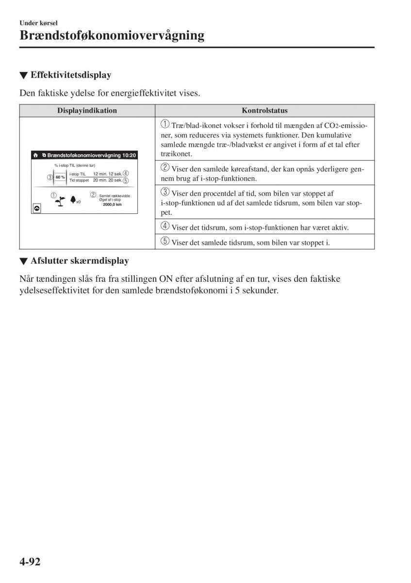 Mazda 2 Demio Bilens instruktionsbog / page 233