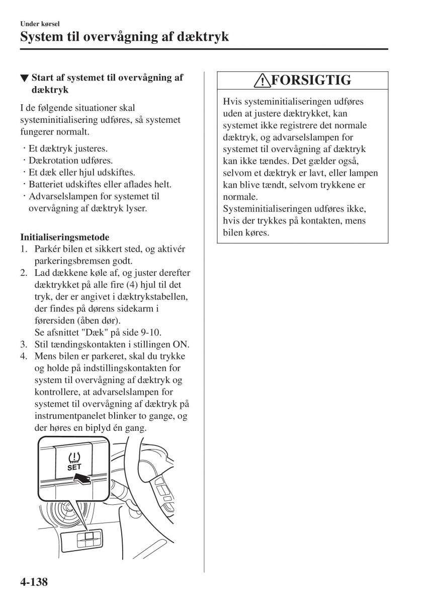 Mazda 2 Demio Bilens instruktionsbog / page 279