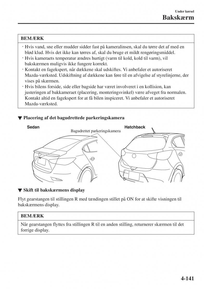 Mazda 2 Demio Bilens instruktionsbog / page 282