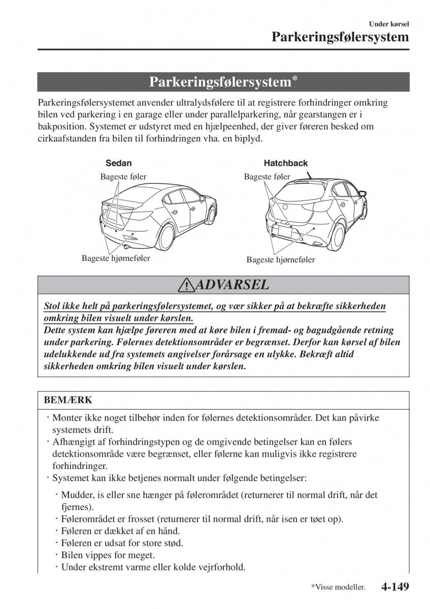 Mazda 2 Demio Bilens instruktionsbog / page 290