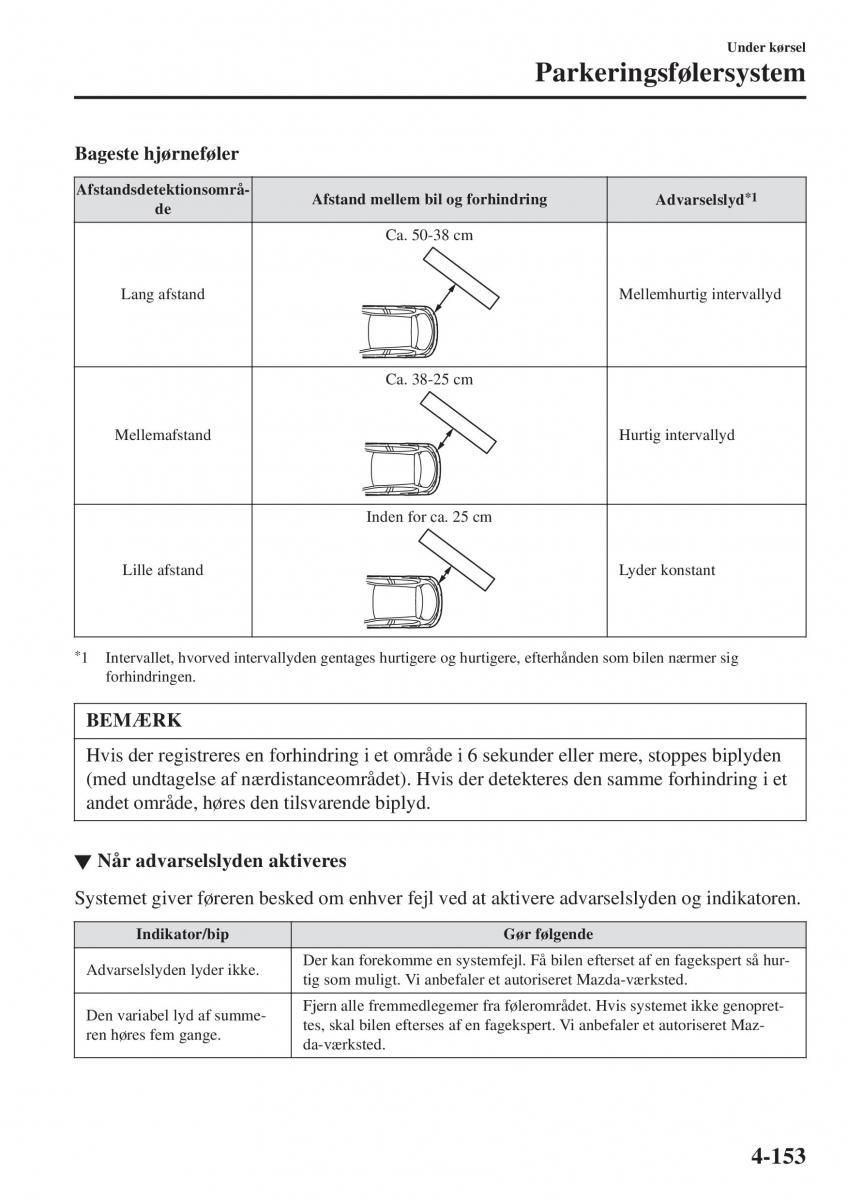 Mazda 2 Demio Bilens instruktionsbog / page 294