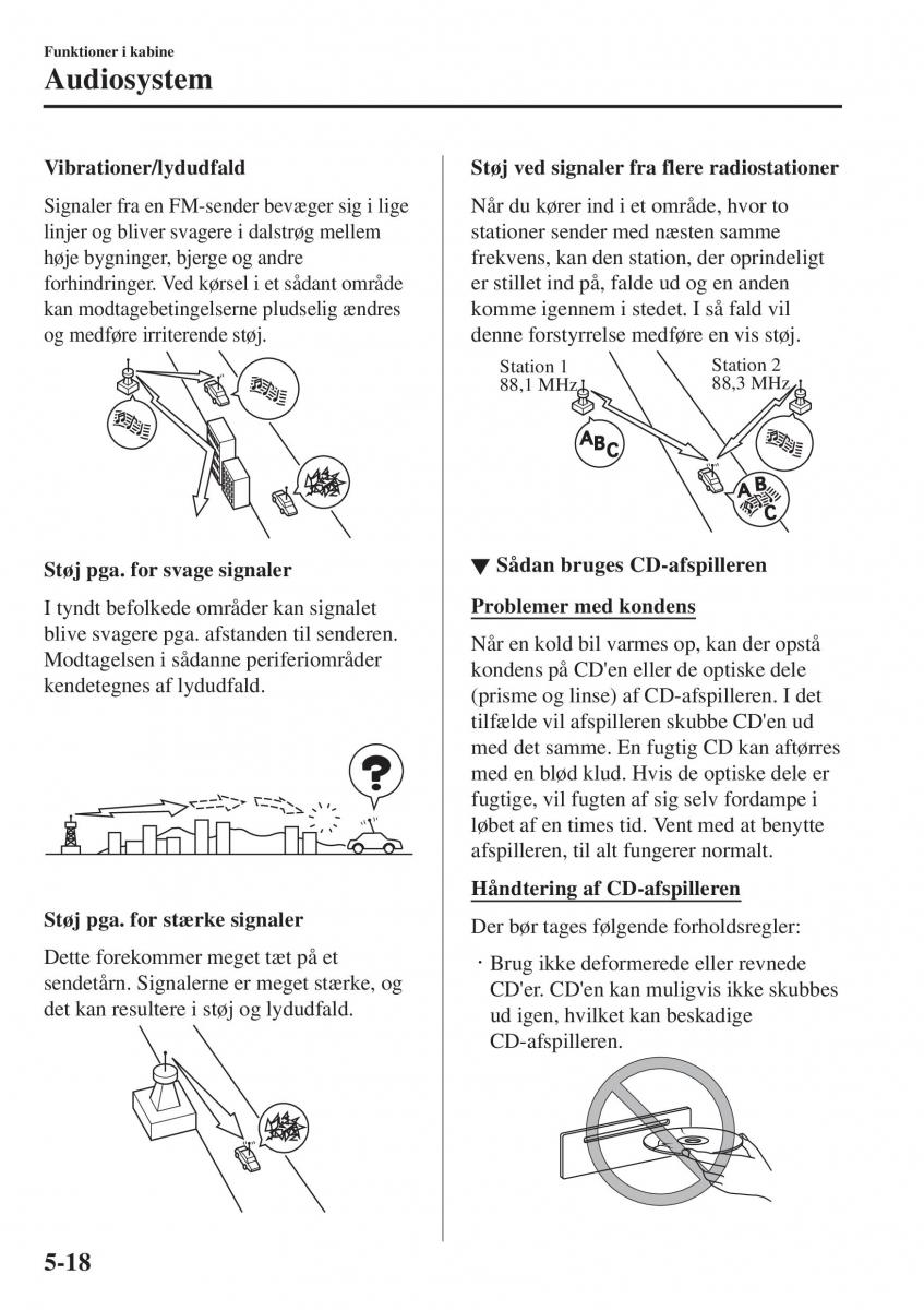 Mazda 2 Demio Bilens instruktionsbog / page 313