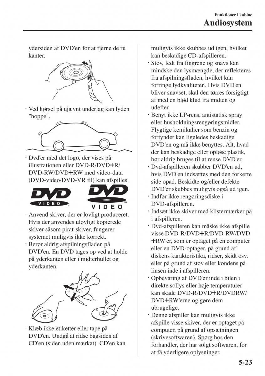 Mazda 2 Demio Bilens instruktionsbog / page 318