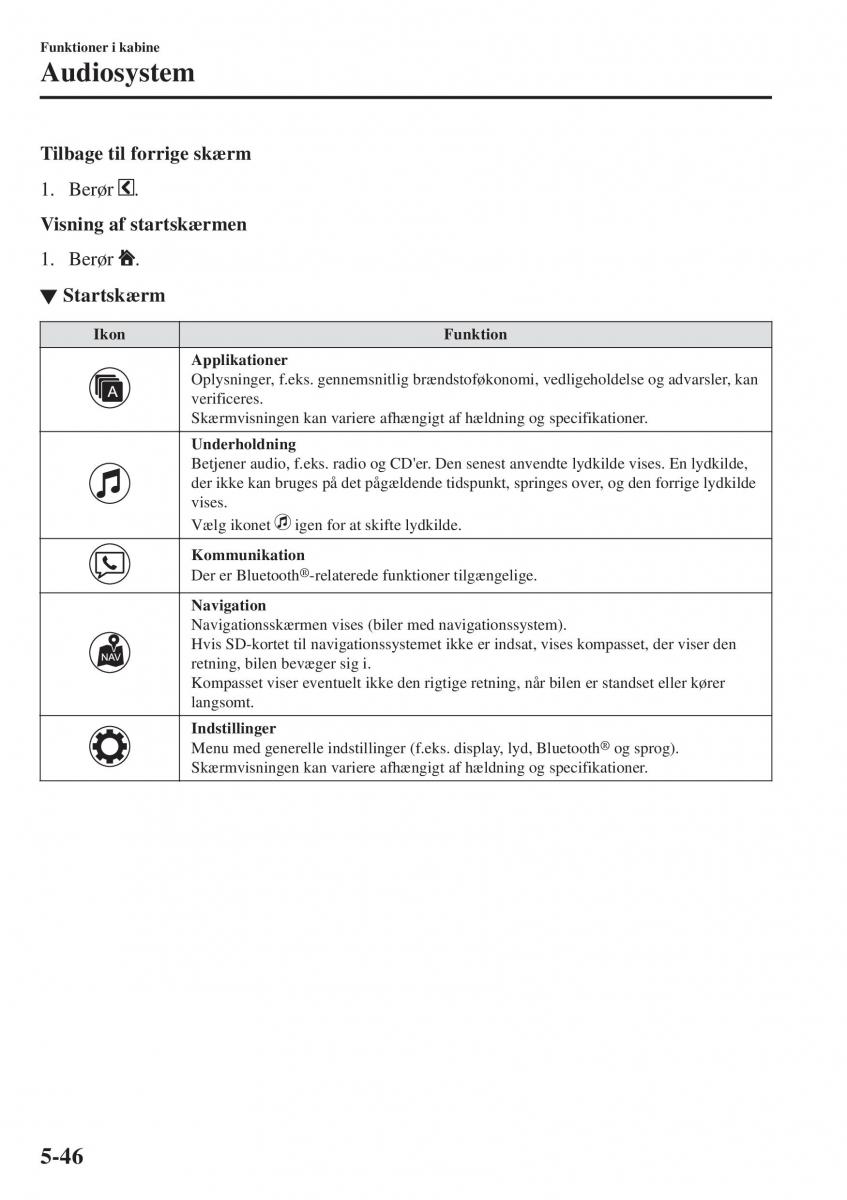 Mazda 2 Demio Bilens instruktionsbog / page 341