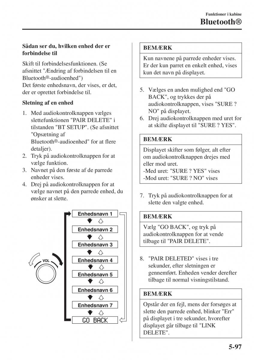 Mazda 2 Demio Bilens instruktionsbog / page 392