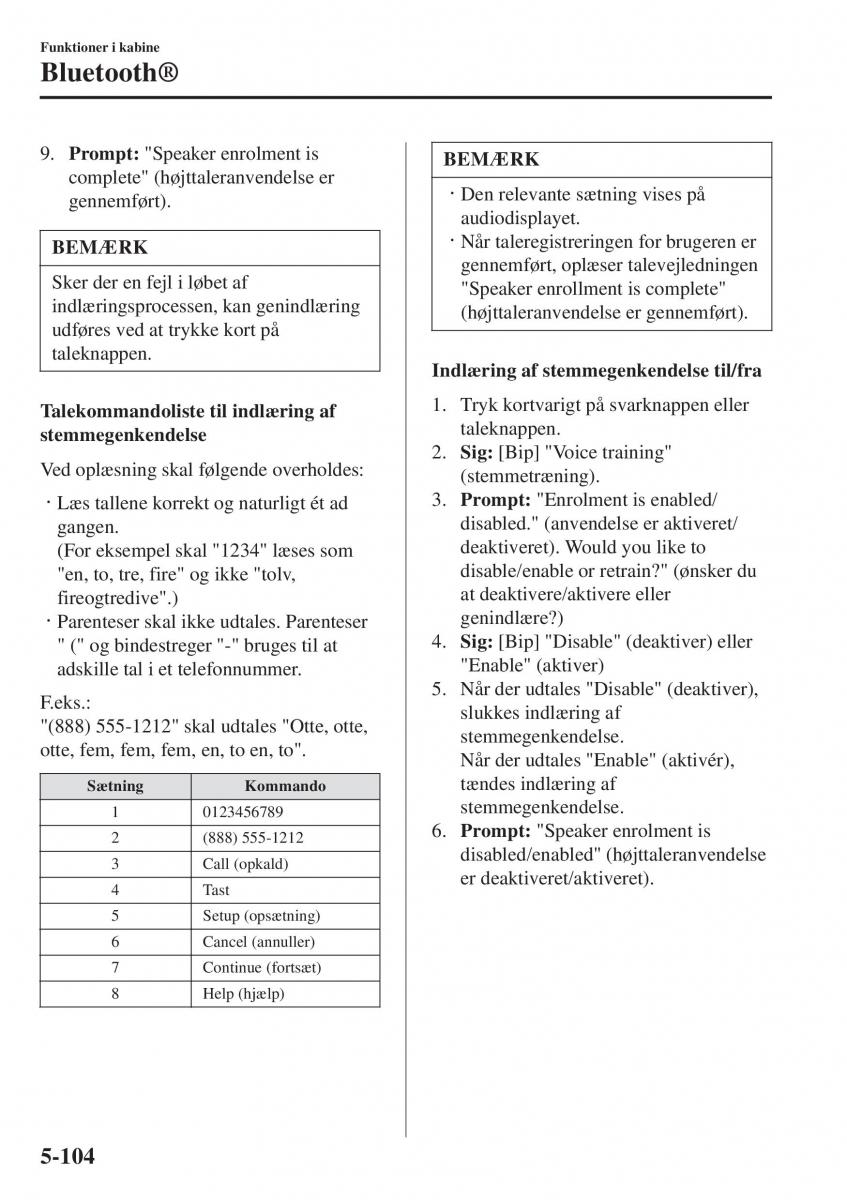 Mazda 2 Demio Bilens instruktionsbog / page 399