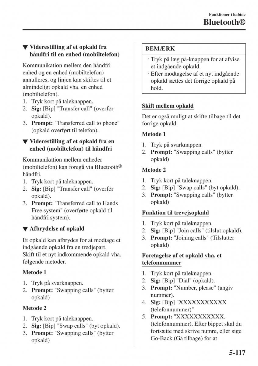 Mazda 2 Demio Bilens instruktionsbog / page 412