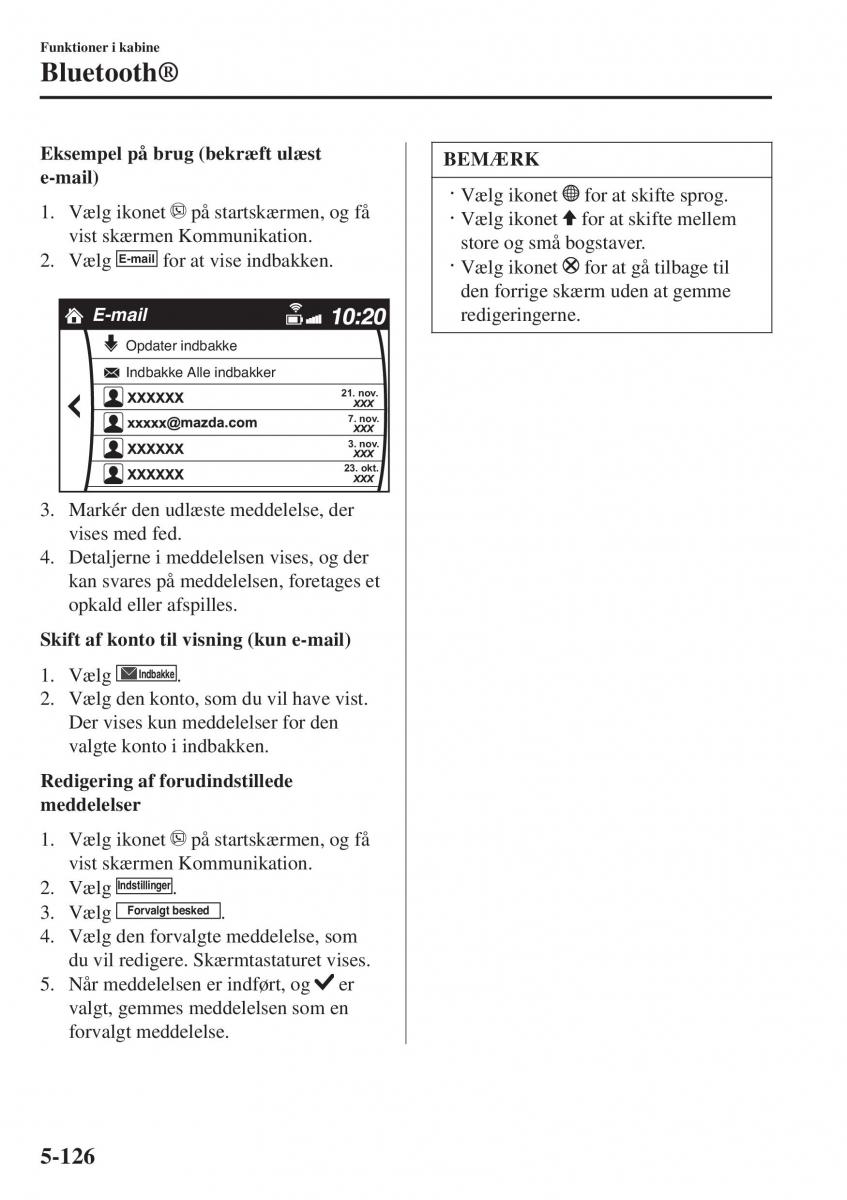 Mazda 2 Demio Bilens instruktionsbog / page 421