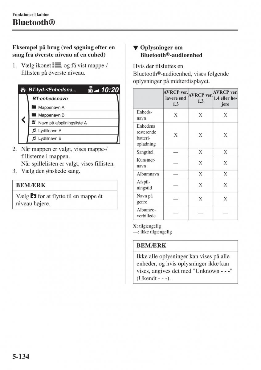 Mazda 2 Demio Bilens instruktionsbog / page 429