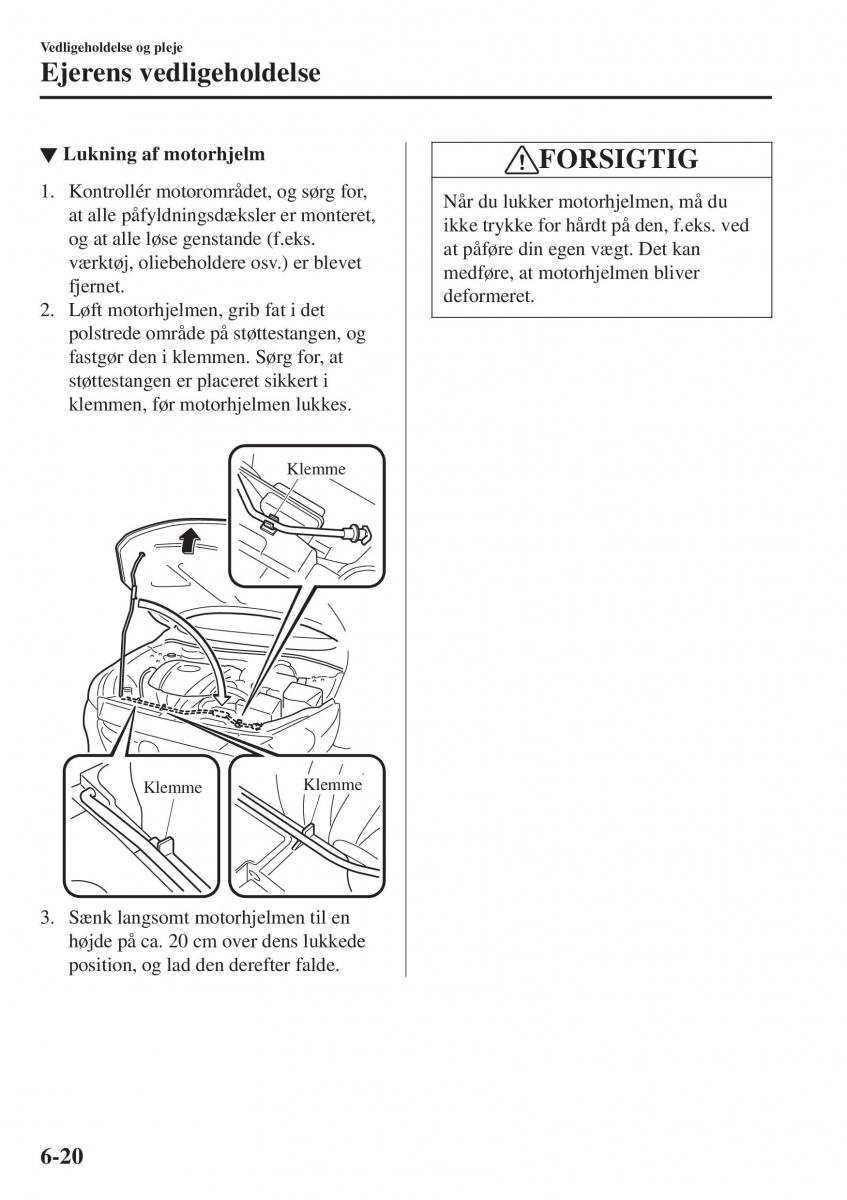 Mazda 2 Demio Bilens instruktionsbog / page 467