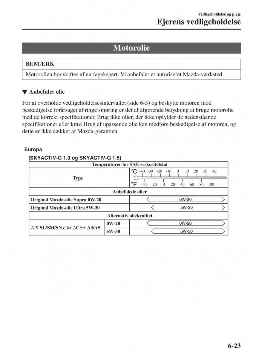 Mazda 2 Demio Bilens instruktionsbog / page 470