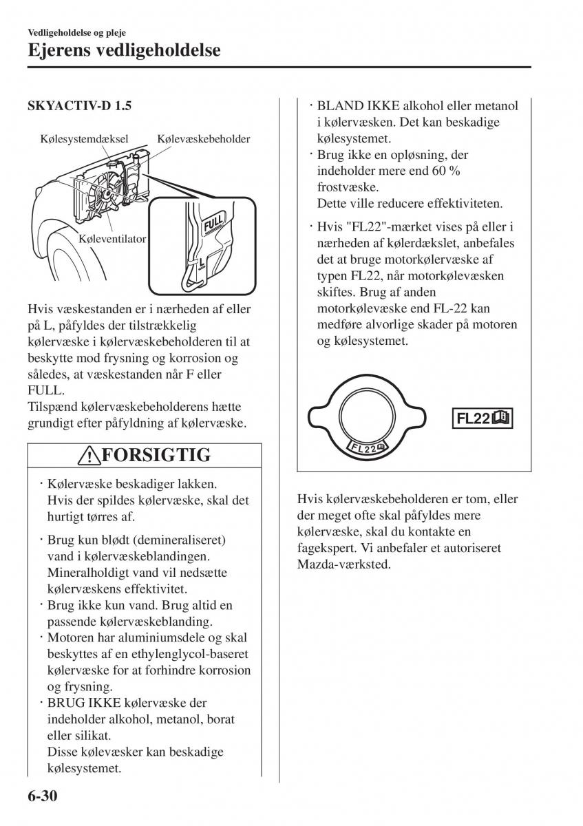 Mazda 2 Demio Bilens instruktionsbog / page 477