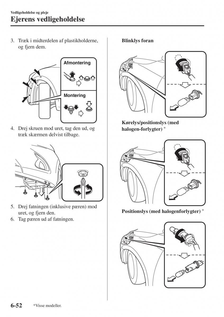 Mazda 2 Demio Bilens instruktionsbog / page 499