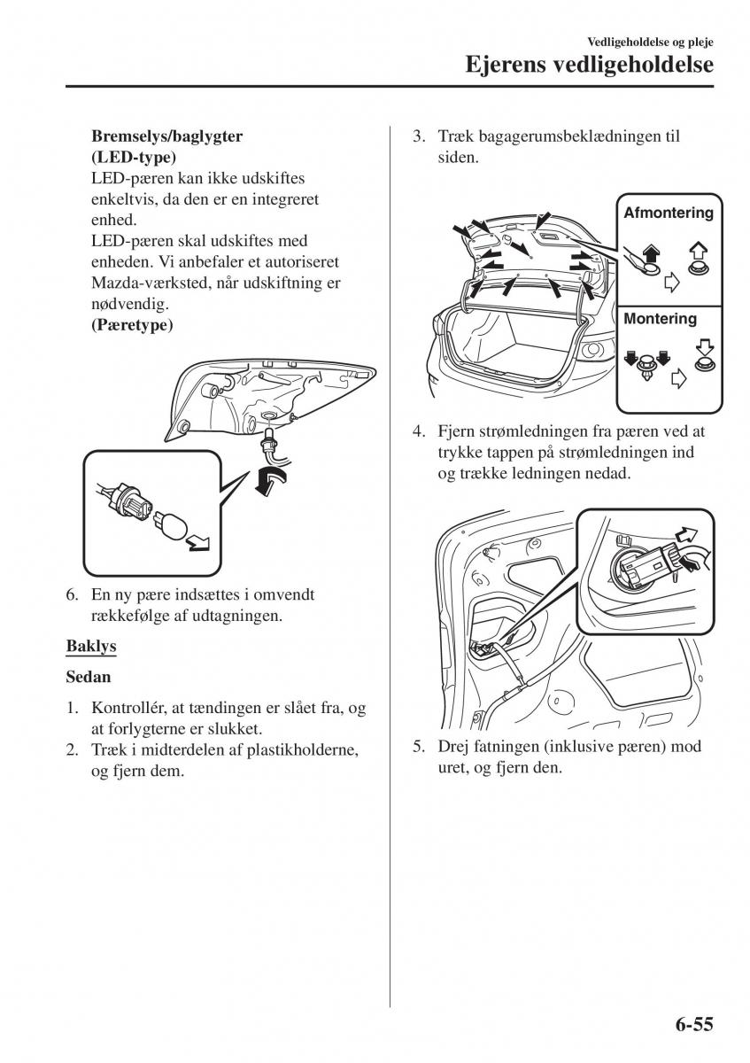 Mazda 2 Demio Bilens instruktionsbog / page 502