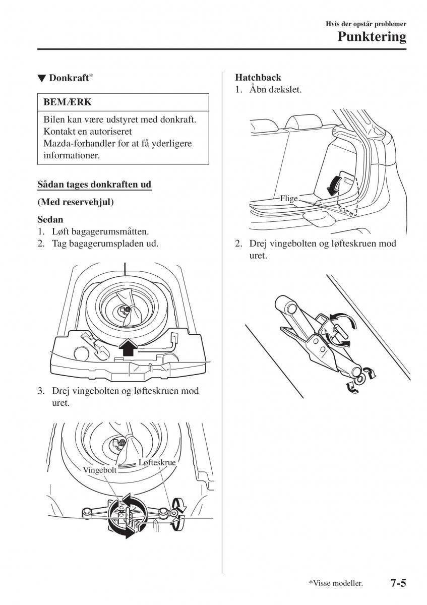 Mazda 2 Demio Bilens instruktionsbog / page 526