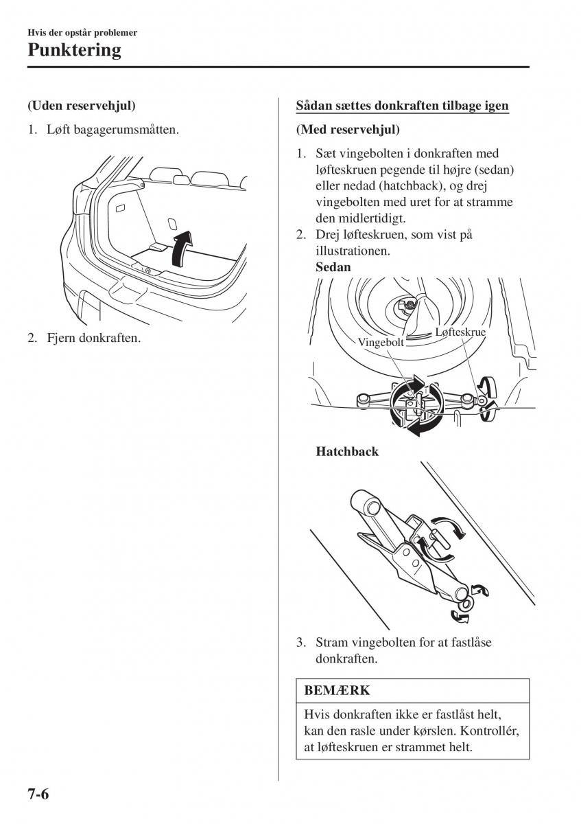 Mazda 2 Demio Bilens instruktionsbog / page 527