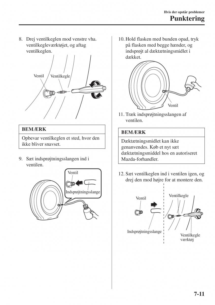 Mazda 2 Demio Bilens instruktionsbog / page 532