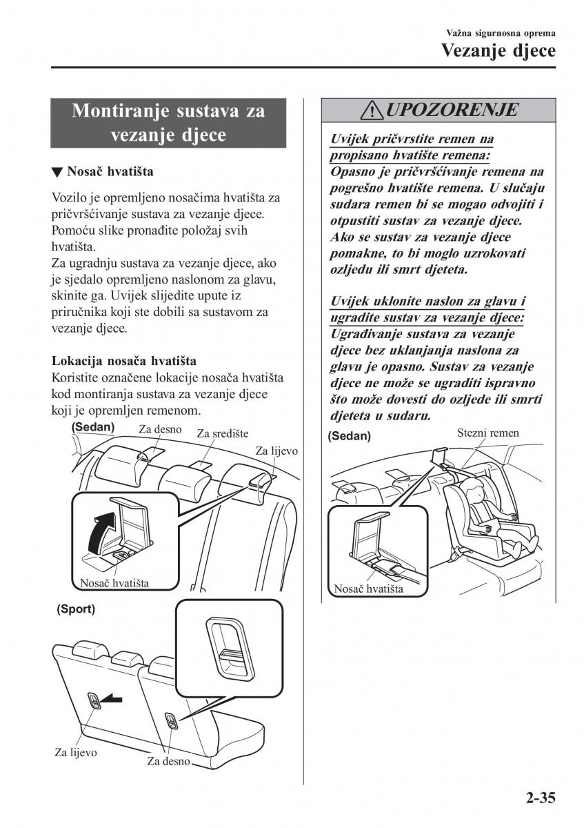 Mazda 2 Demio vlasnicko uputstvo / page 56