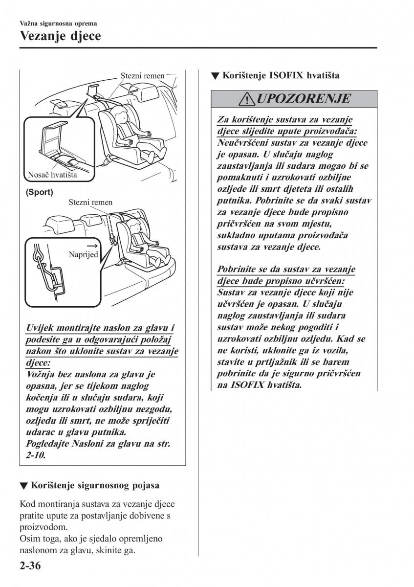 Mazda 2 Demio vlasnicko uputstvo / page 57