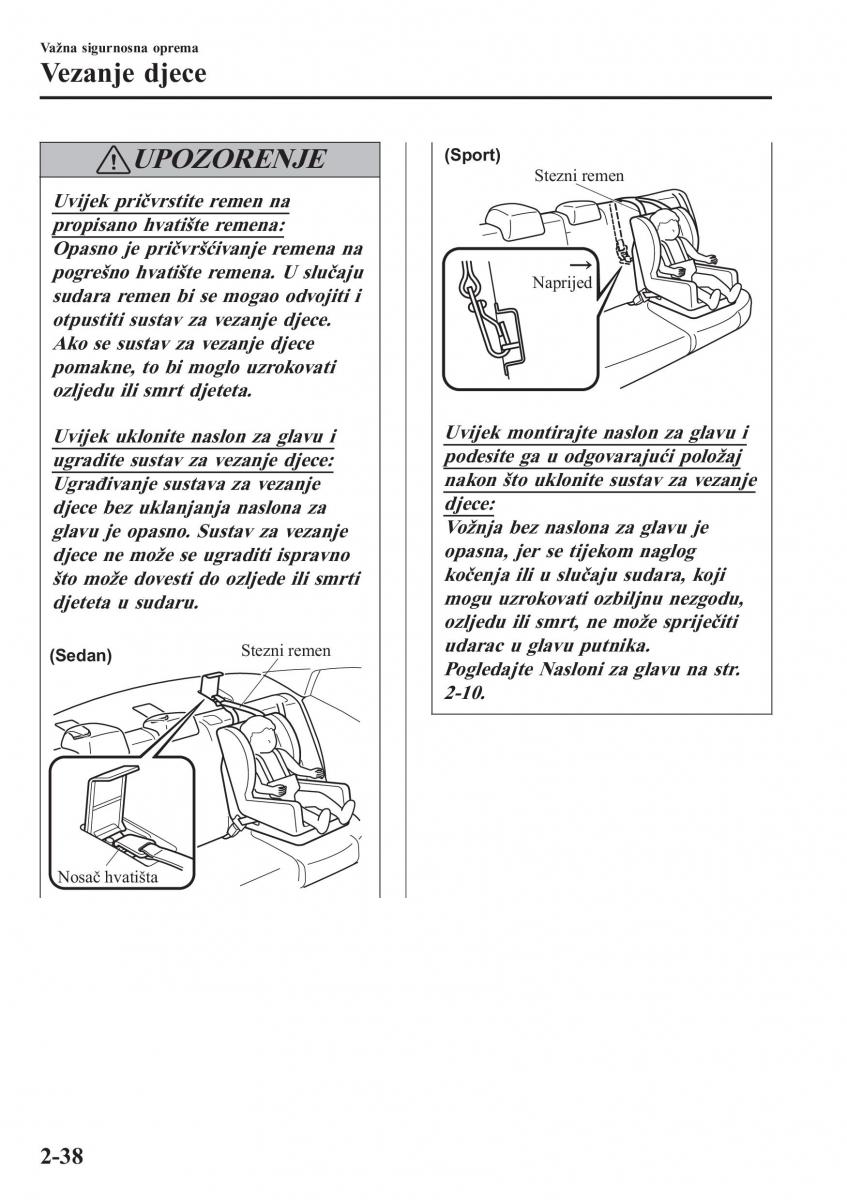 Mazda 2 Demio vlasnicko uputstvo / page 59