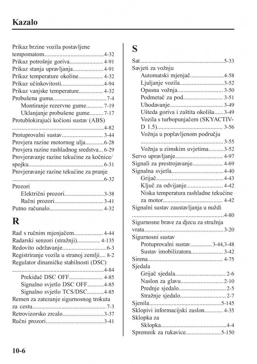 Mazda 2 Demio vlasnicko uputstvo / page 629