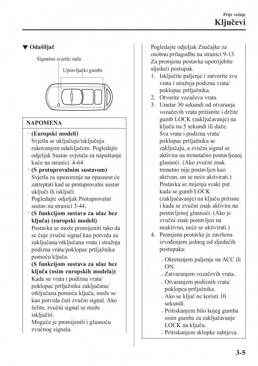 Mazda 2 Demio vlasnicko uputstvo / page 82