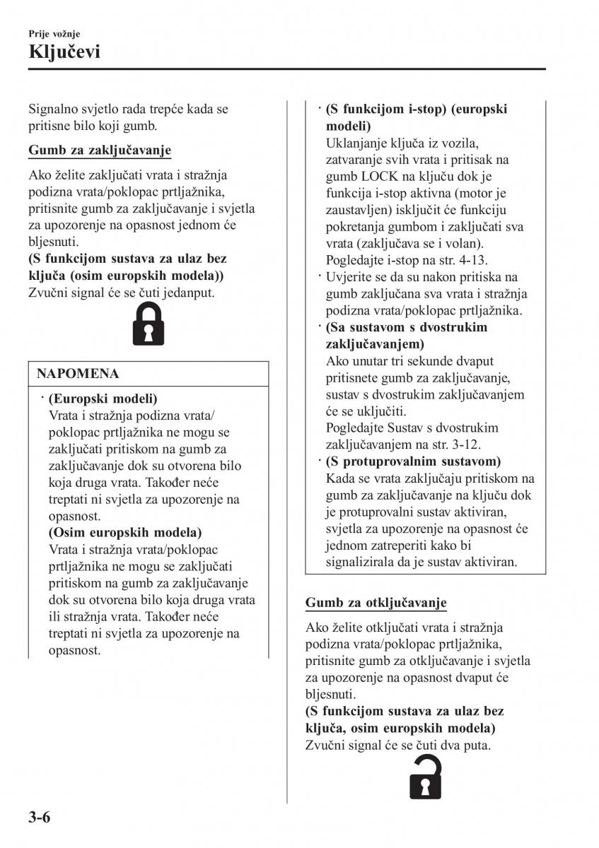 Mazda 2 Demio vlasnicko uputstvo / page 83