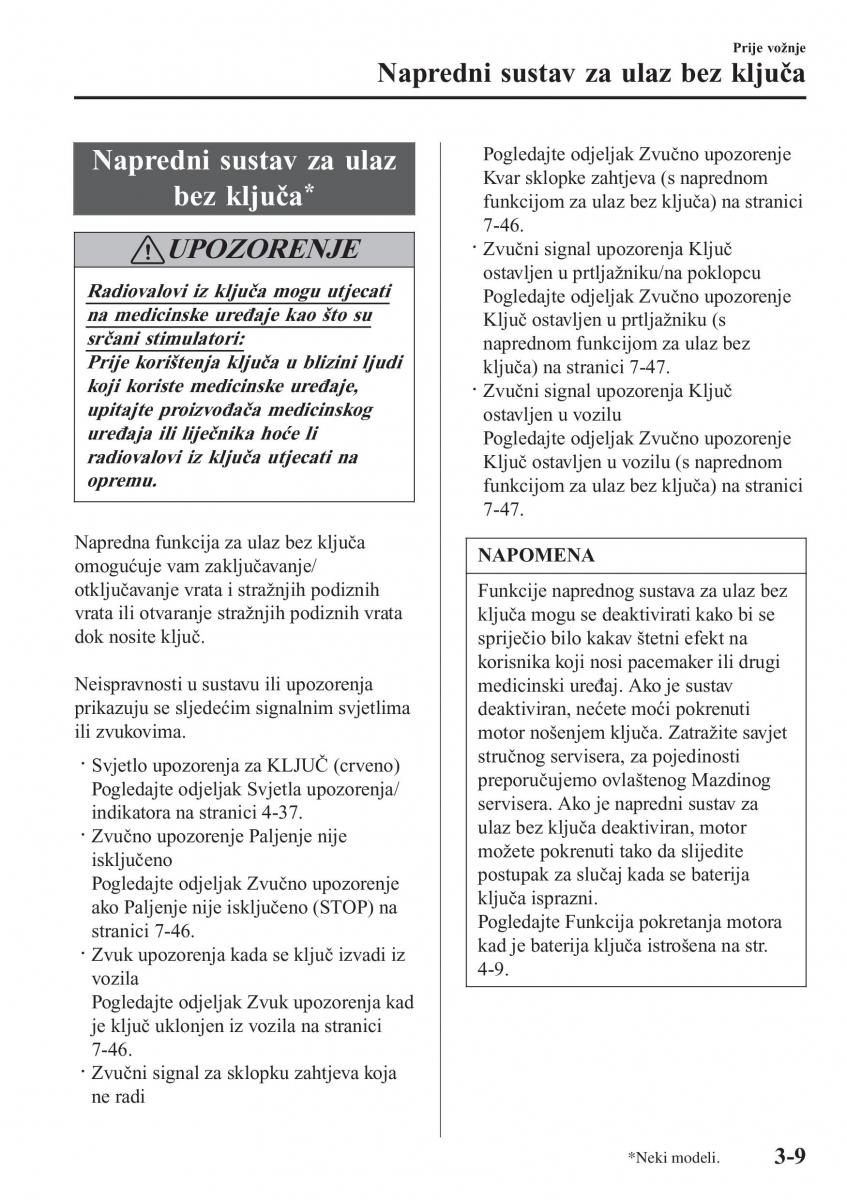 Mazda 2 Demio vlasnicko uputstvo / page 86