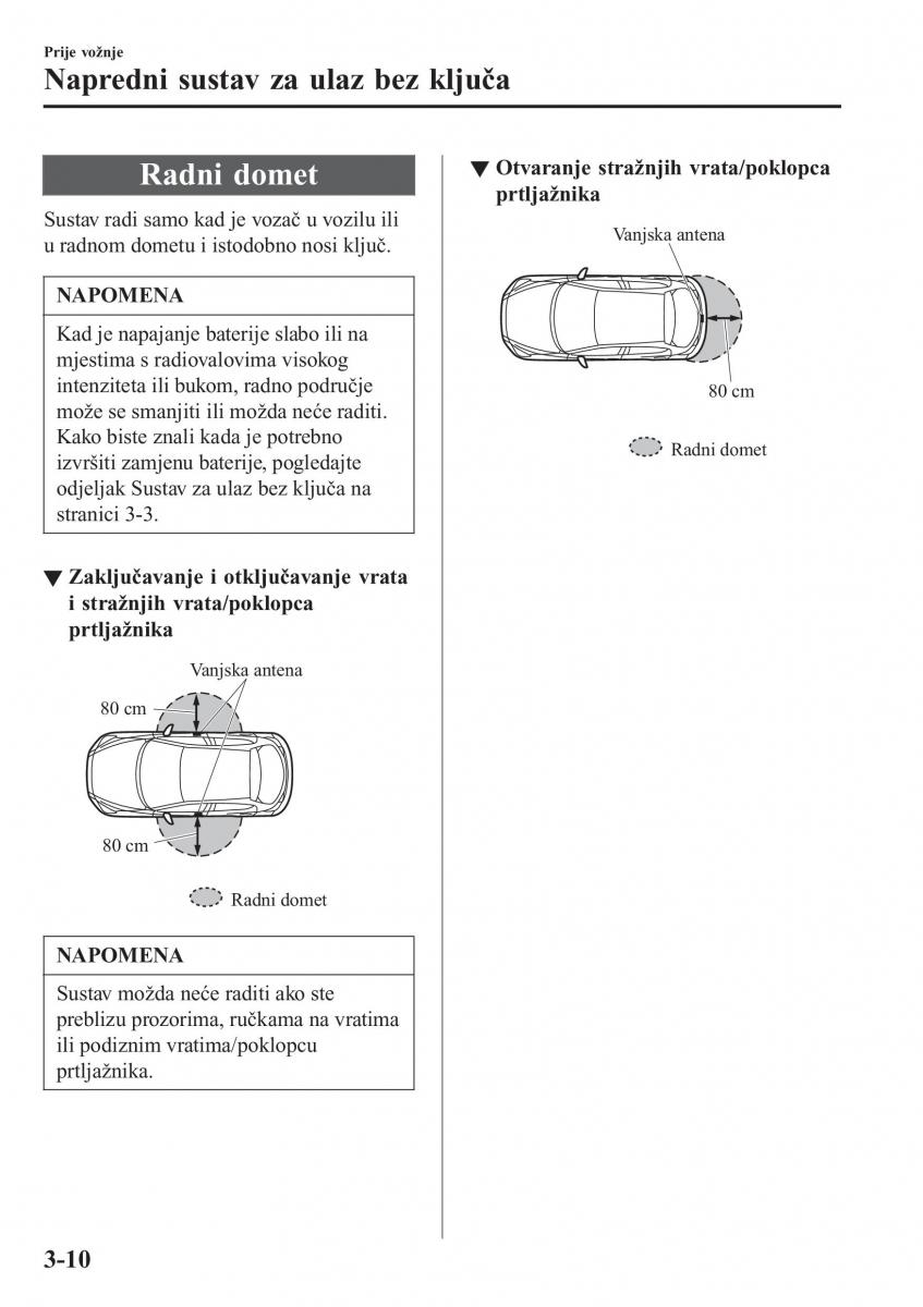 Mazda 2 Demio vlasnicko uputstvo / page 87