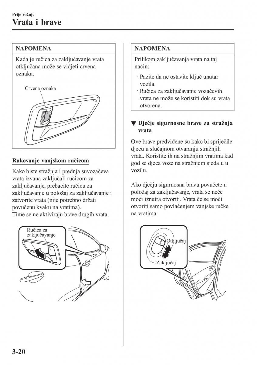 Mazda 2 Demio vlasnicko uputstvo / page 97