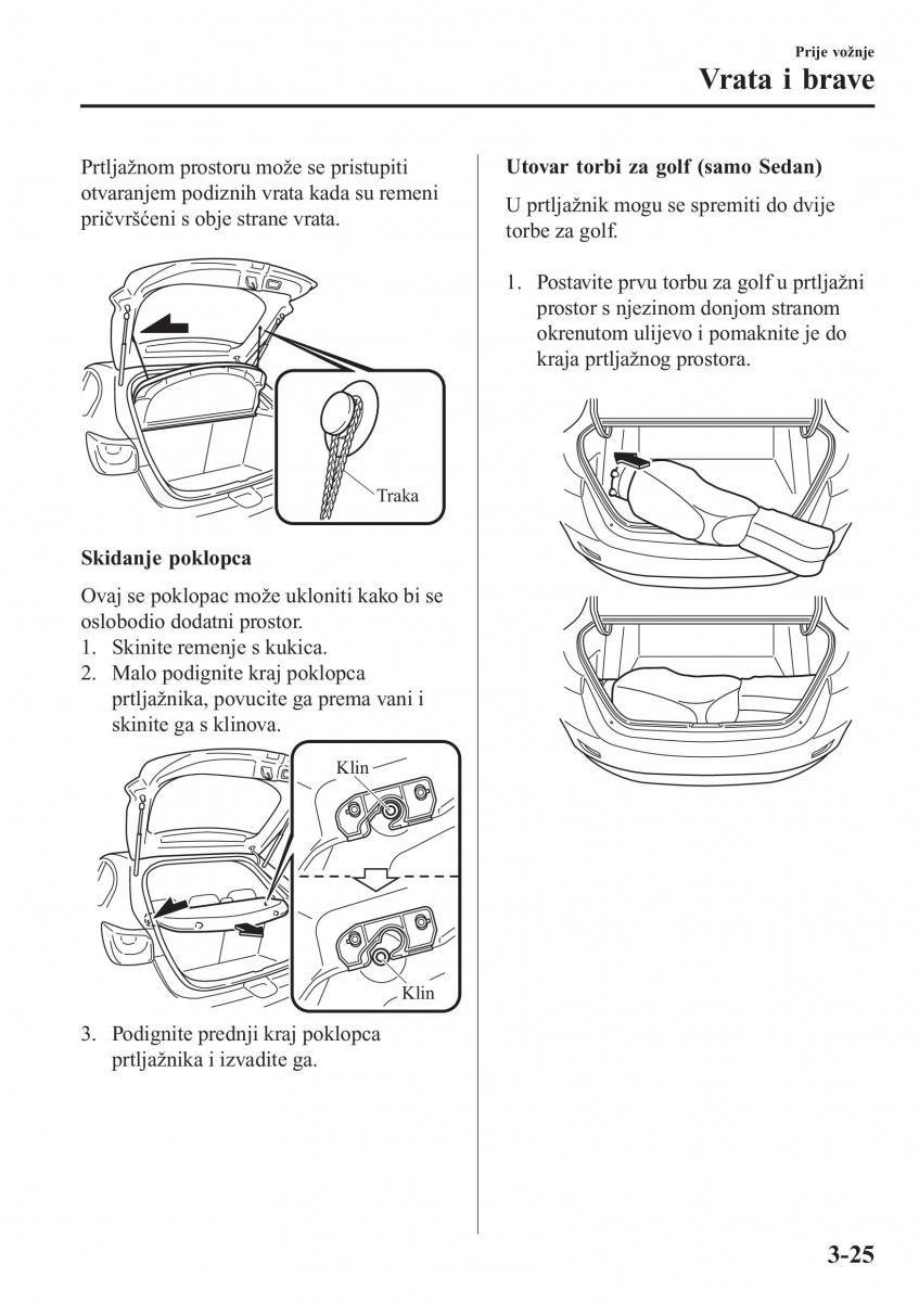 Mazda 2 Demio vlasnicko uputstvo / page 102