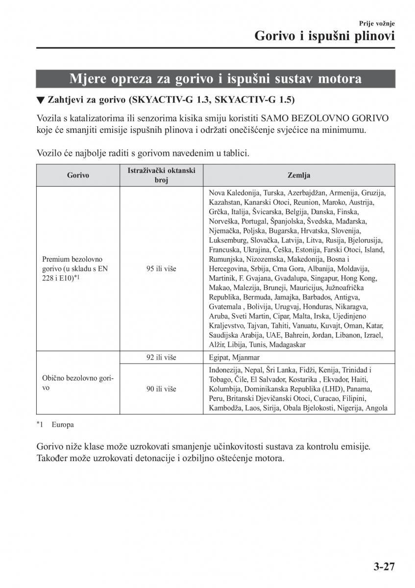 Mazda 2 Demio vlasnicko uputstvo / page 104