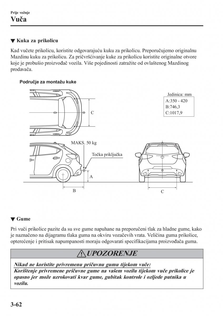 Mazda 2 Demio vlasnicko uputstvo / page 139