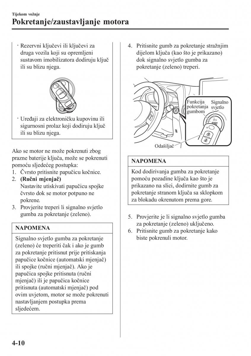 Mazda 2 Demio vlasnicko uputstvo / page 153