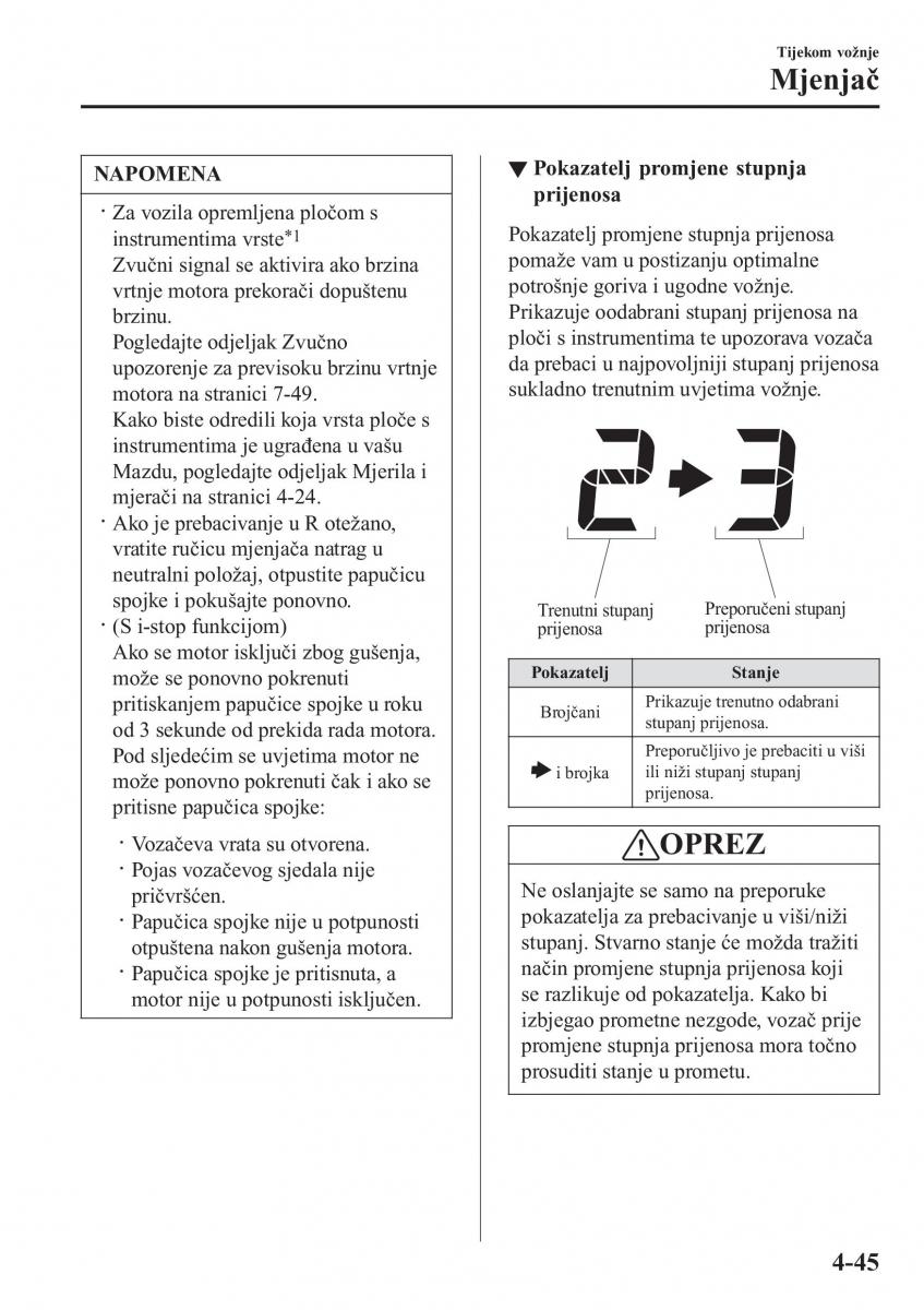 Mazda 2 Demio vlasnicko uputstvo / page 188