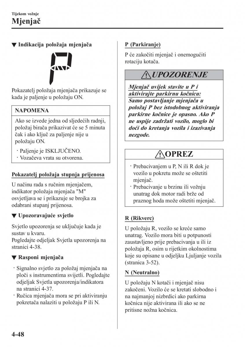 Mazda 2 Demio vlasnicko uputstvo / page 191