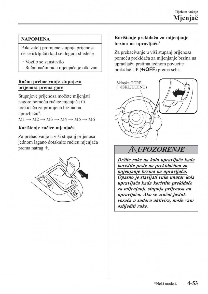 Mazda 2 Demio vlasnicko uputstvo / page 196