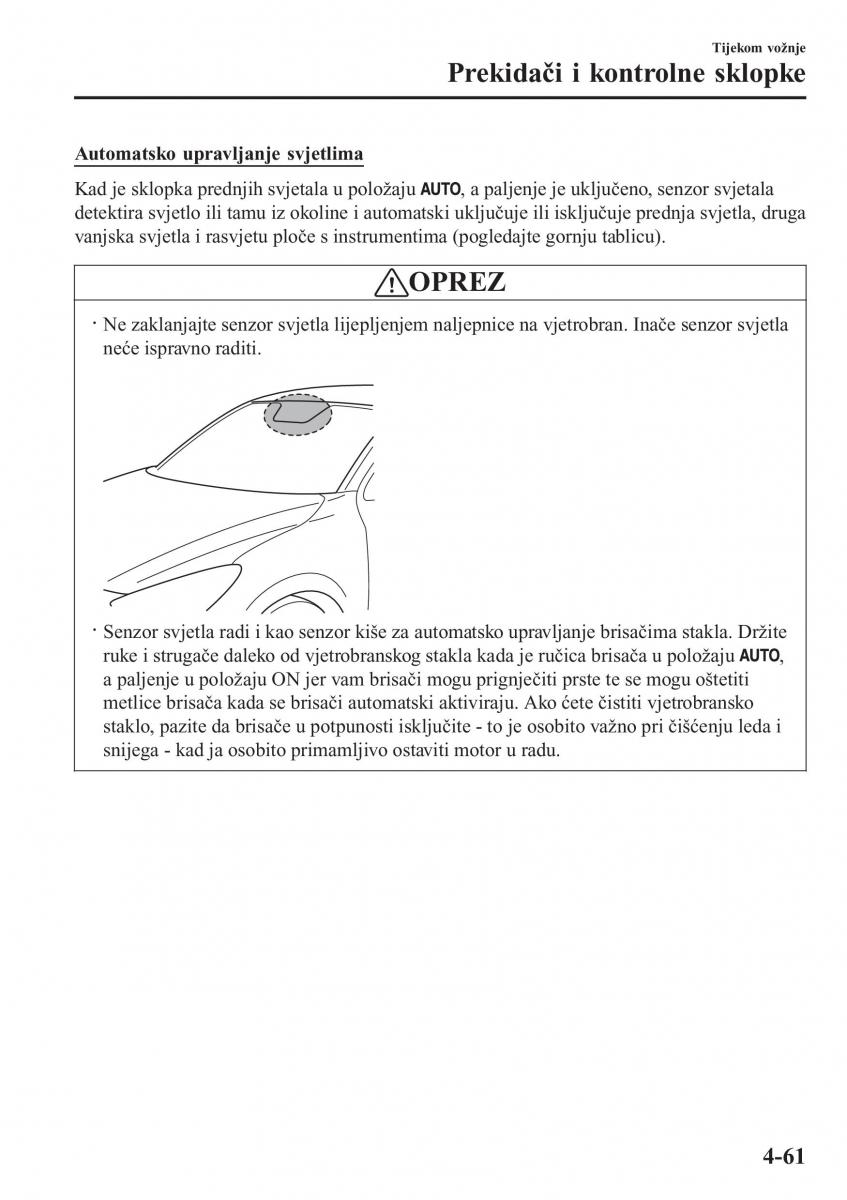 Mazda 2 Demio vlasnicko uputstvo / page 204