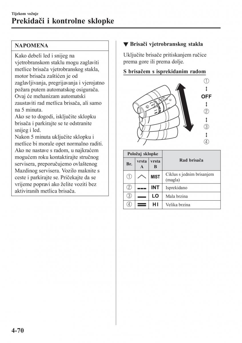 Mazda 2 Demio vlasnicko uputstvo / page 213