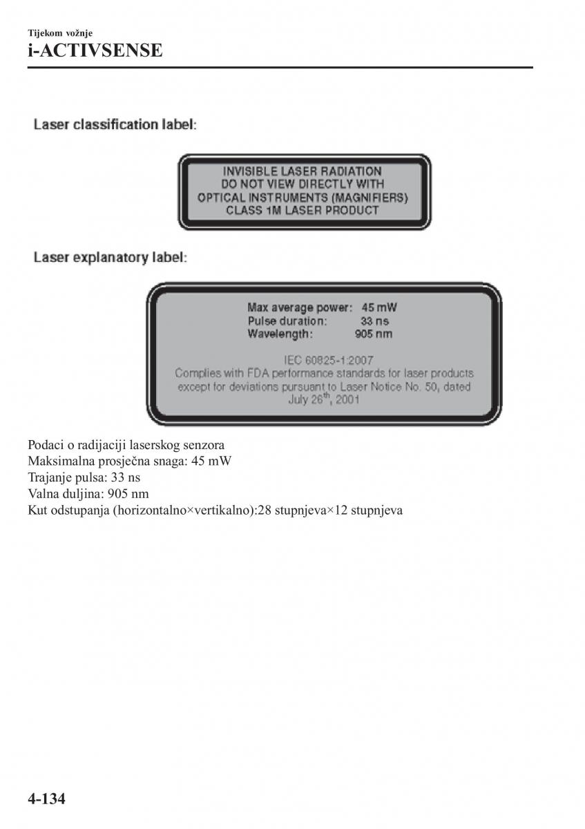 Mazda 2 Demio vlasnicko uputstvo / page 277