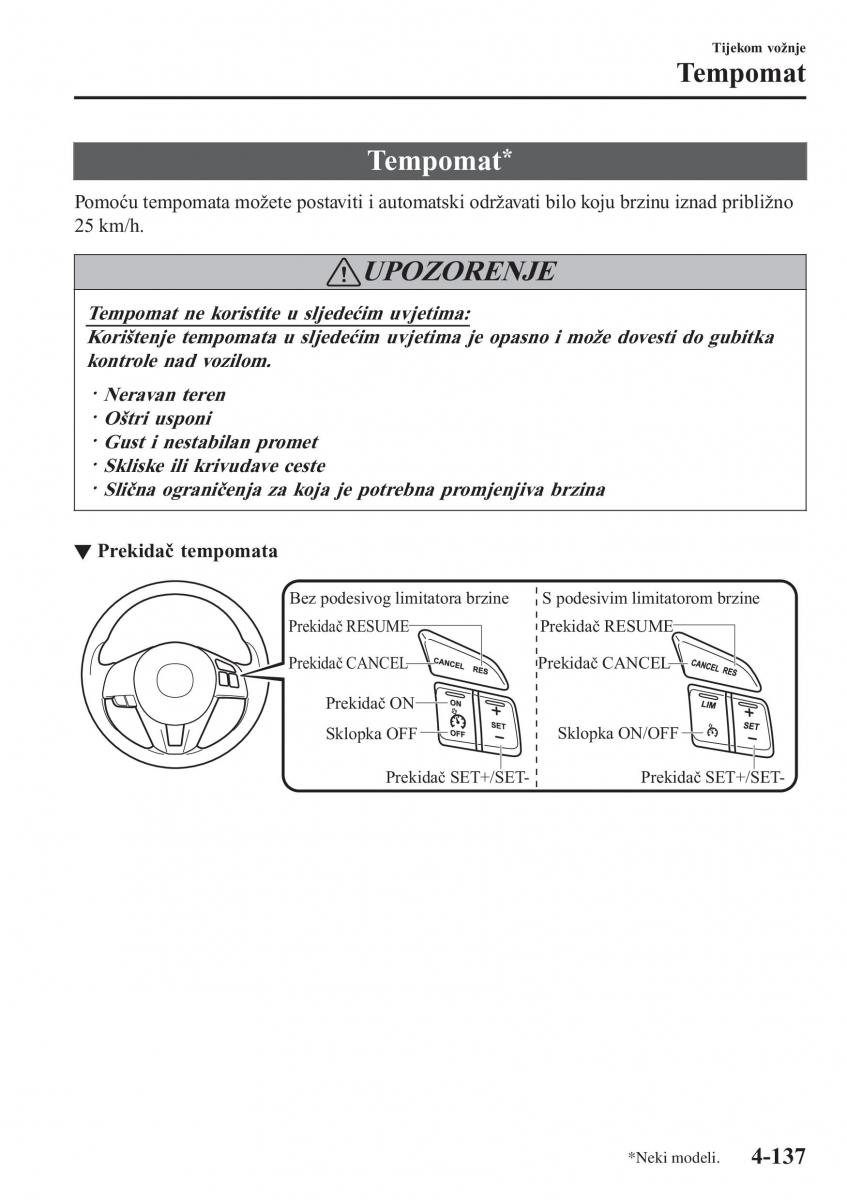 Mazda 2 Demio vlasnicko uputstvo / page 280