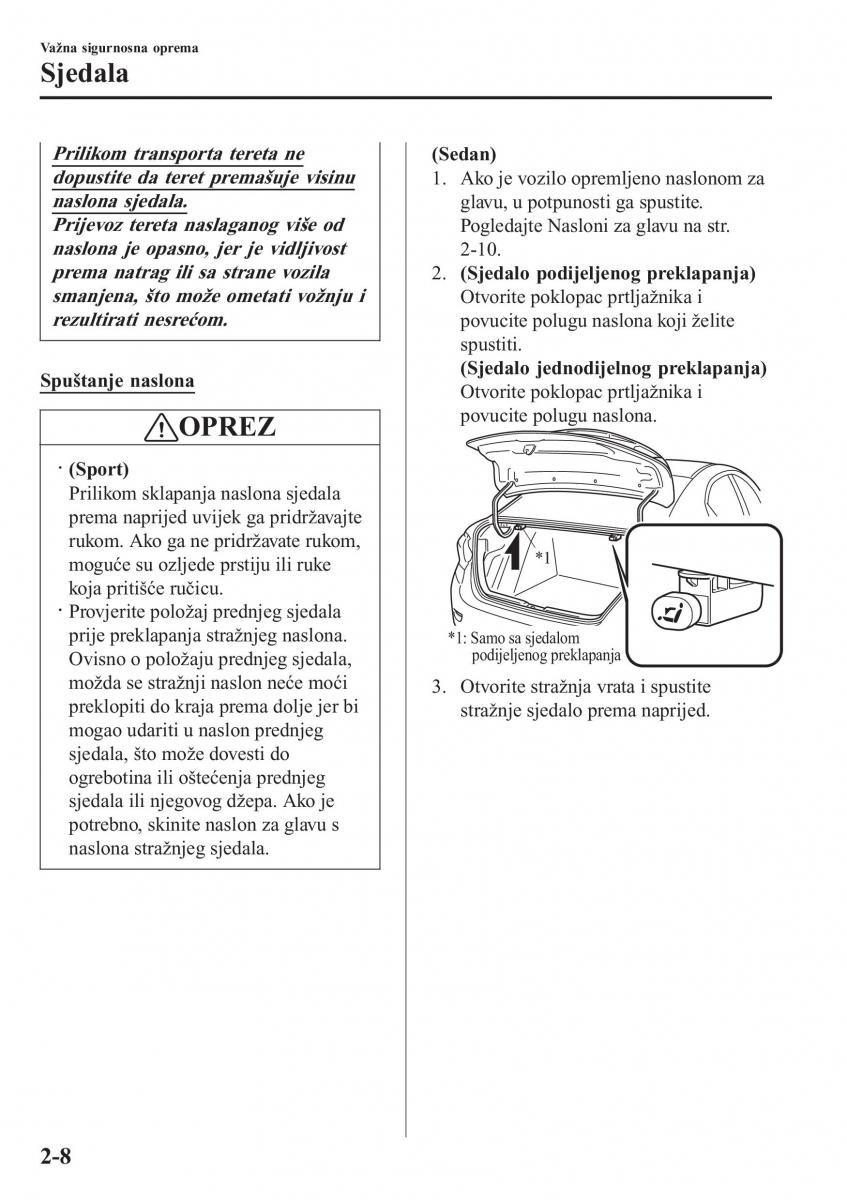 Mazda 2 Demio vlasnicko uputstvo / page 29