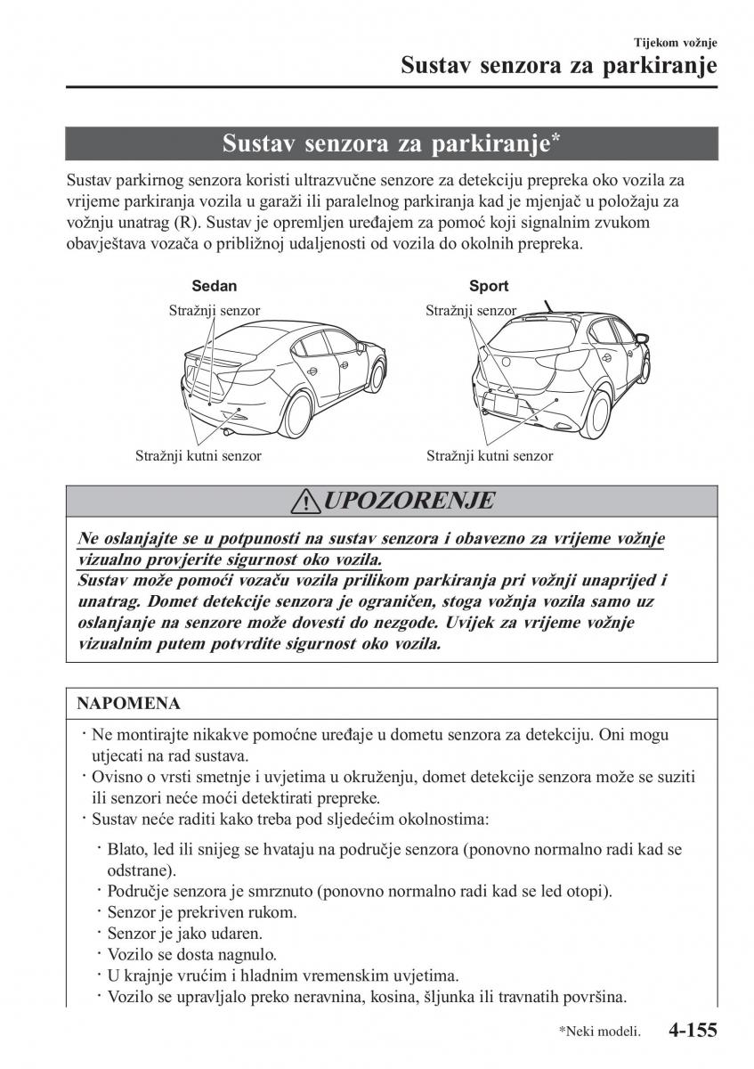 Mazda 2 Demio vlasnicko uputstvo / page 298