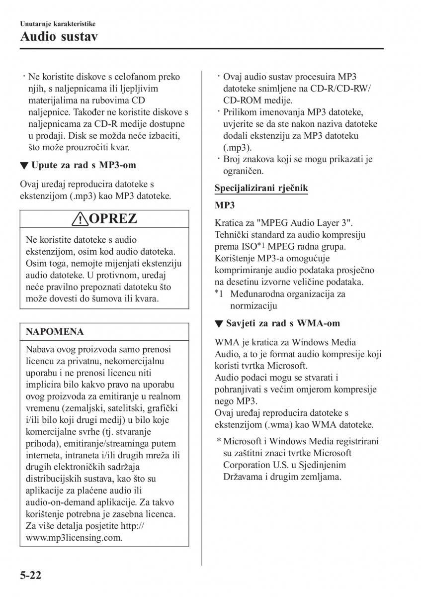 Mazda 2 Demio vlasnicko uputstvo / page 325