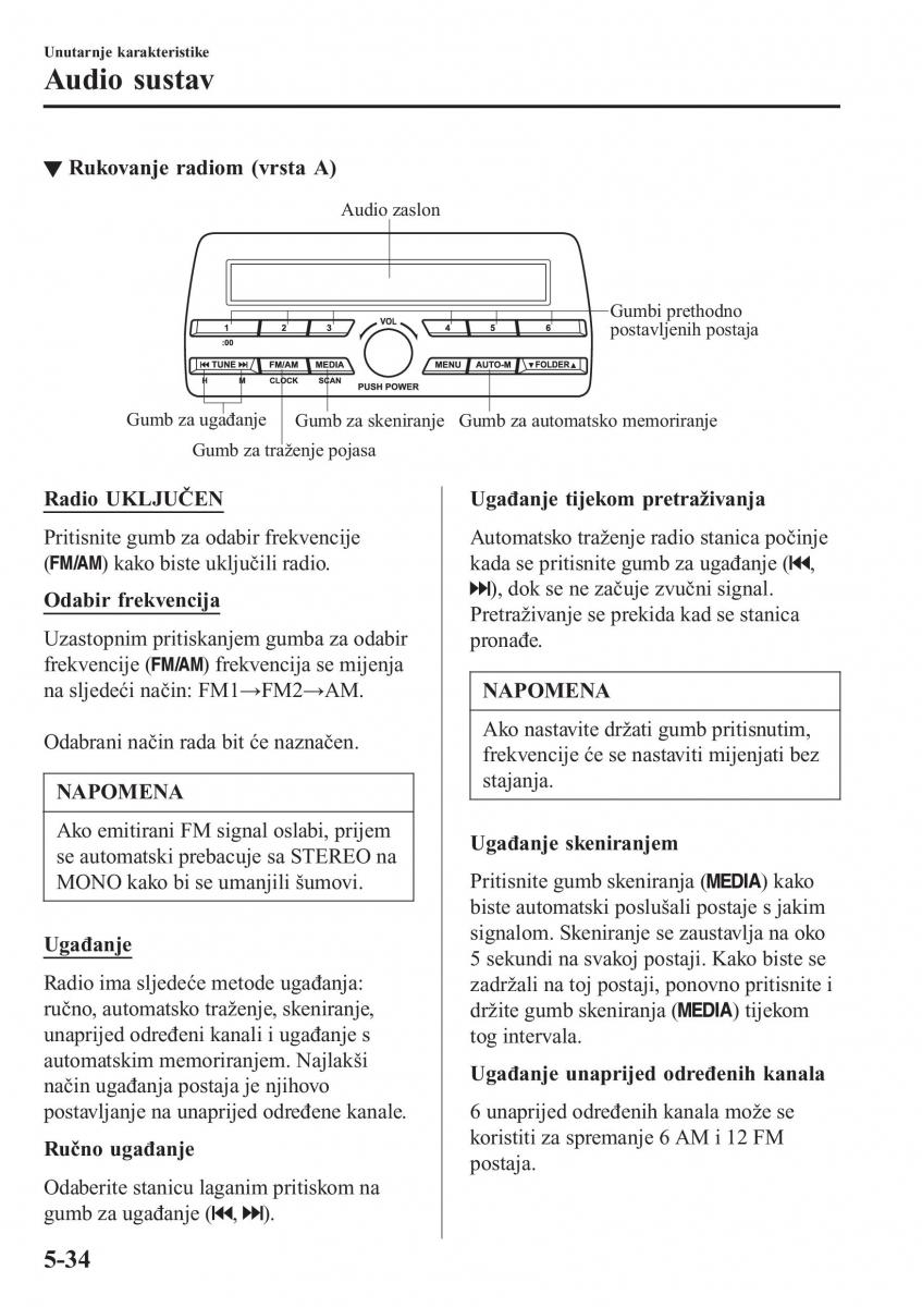 Mazda 2 Demio vlasnicko uputstvo / page 337