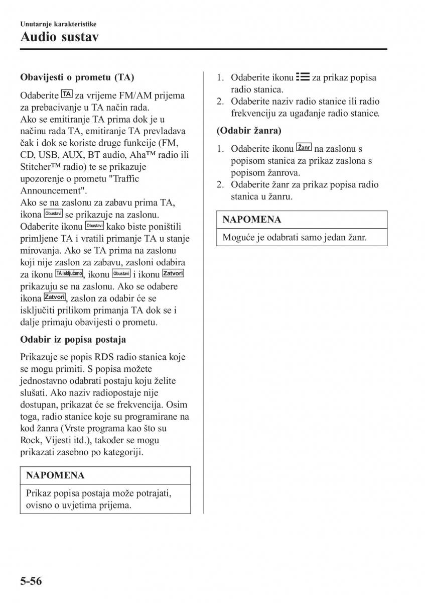 Mazda 2 Demio vlasnicko uputstvo / page 359